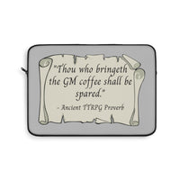 GM Coffee Laptop Sleeve