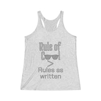 Rule of Cool Women's Tank