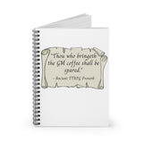 GM Coffee Spiral Notebook