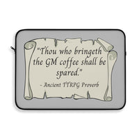 GM Coffee Laptop Sleeve